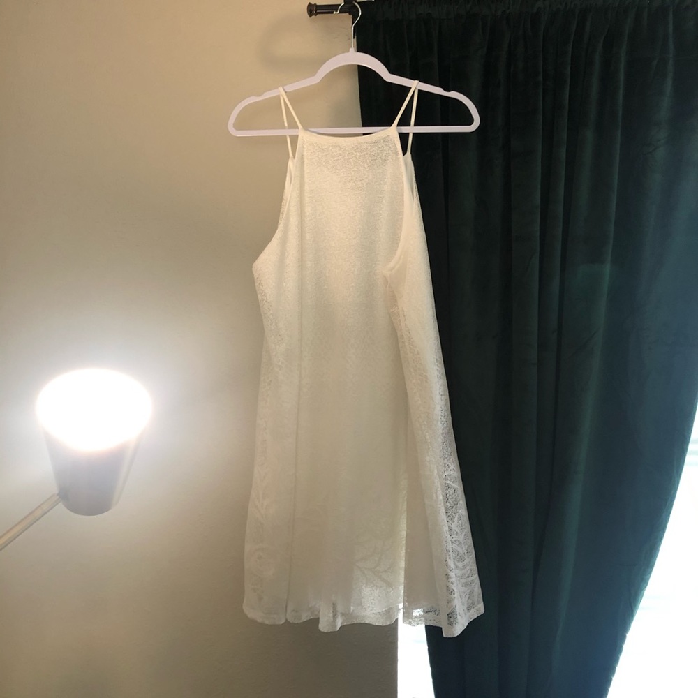 Halter Neck Lace dress